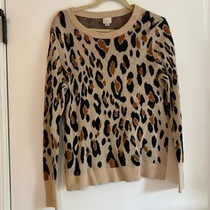 A new day cheetah print pullover sweater!
